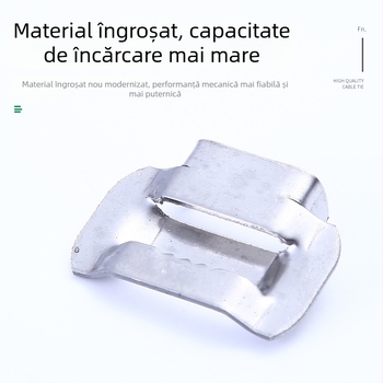 Cuplă pentru cablu din oțel inoxidabil, 201/304, dinți, pentru cutiile de contoare electrice, 10-25 mm, încuietoare cu șurub, în stoc
