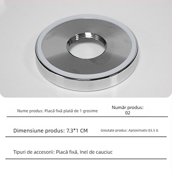 Placă fixă electroplacată pentru mixere, accesorii metalice
