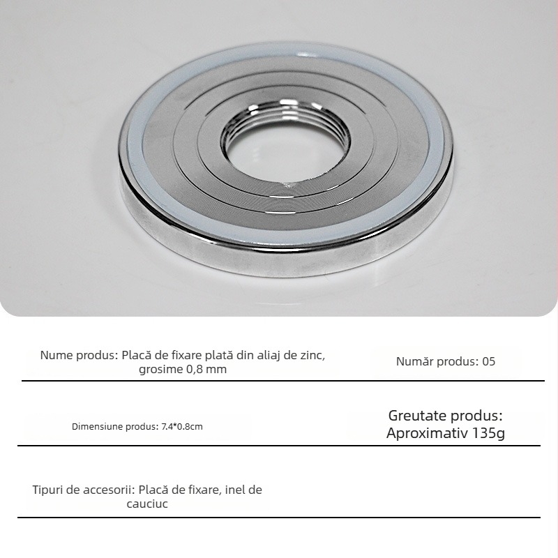 Placă fixă electroplacată pentru mixere, accesorii metalice