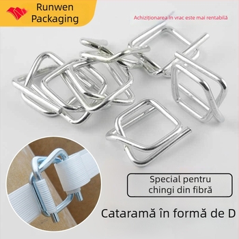 Bandă din fibre de poliester cu cataramă pentru ambalare, lățime 16/19/25/32 mm