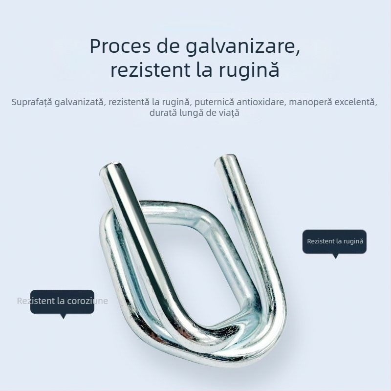 Bandă din fibre de poliester cu cataramă pentru ambalare, lățime 16/19/25/32 mm
