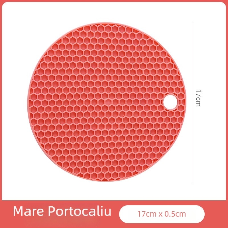 Protecție din silicon termorezistent, rotundă, stil Nordic, pentru oale, castroane, boluri și căni