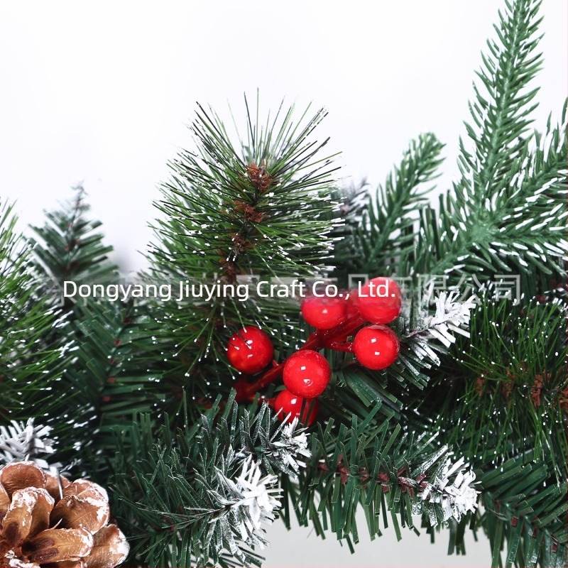 Ghirlandă de Crăciun din PVC pentru scări, decor de scenă festiv