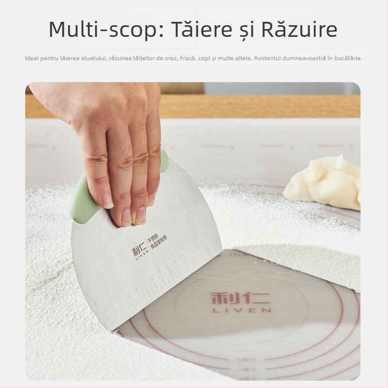 Liren QMD-1 Tăietor pentru aluat și spatulă din silicon pentru bucătărie