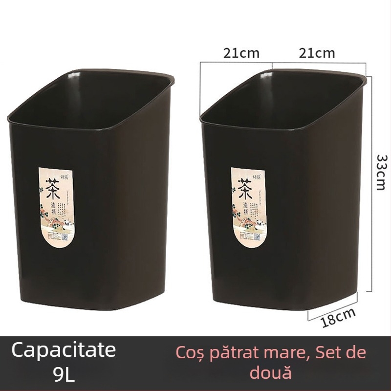 Coș pentru resturi de ceai cu filtru, separare uscat–umed, mic container de bucătărie