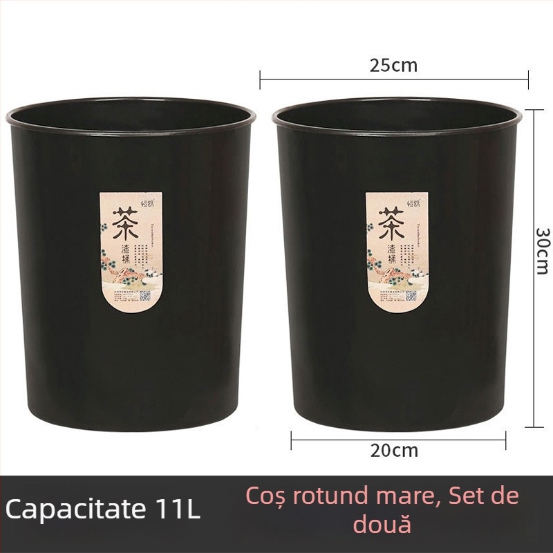 Coș pentru resturi de ceai cu filtru, separare uscat–umed, mic container de bucătărie