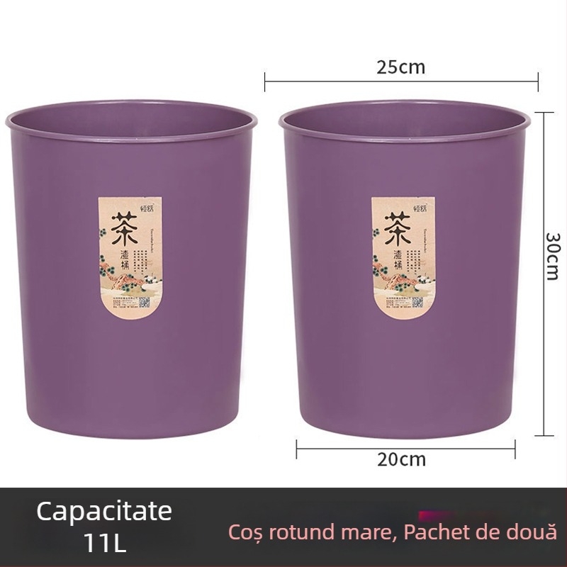 Coș pentru resturi de ceai cu filtru, separare uscat–umed, mic container de bucătărie