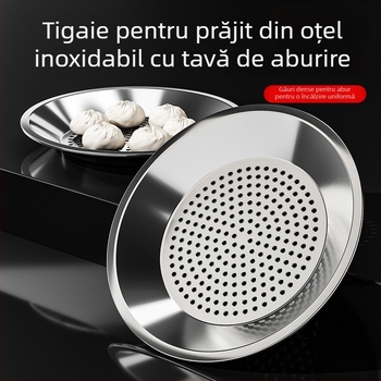 Raft de aburi din oțel inoxidabil pentru bucătărie, grilă de aburi mai groasă, coș de aburi, suport universal