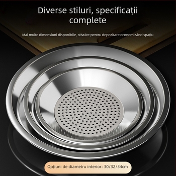 Raft de aburi din oțel inoxidabil pentru bucătărie, grilă de aburi mai groasă, coș de aburi, suport universal