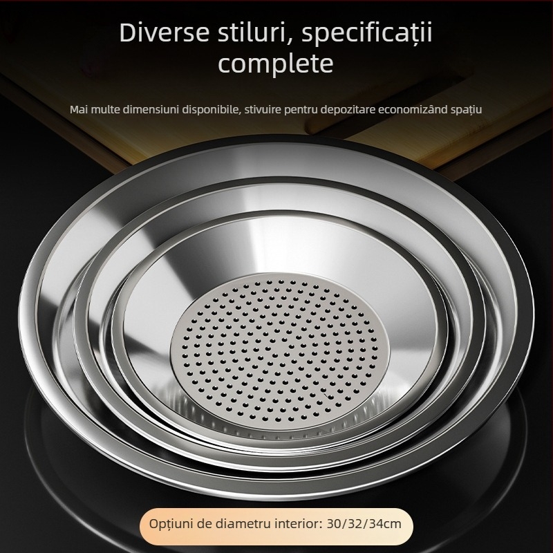 Raft de aburi din oțel inoxidabil pentru bucătărie, grilă de aburi mai groasă, coș de aburi, suport universal