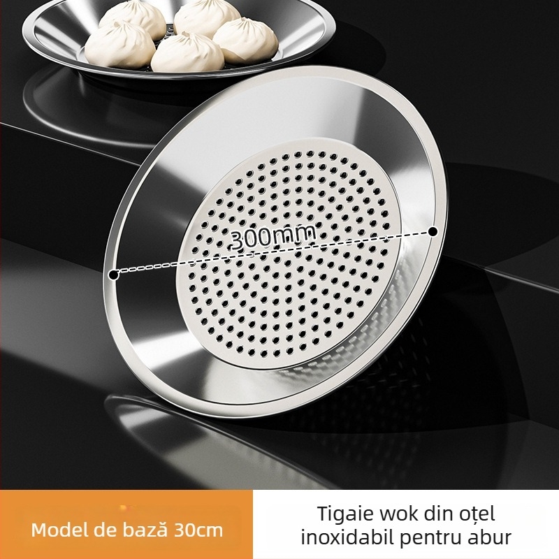 Raft de aburi din oțel inoxidabil pentru bucătărie, grilă de aburi mai groasă, coș de aburi, suport universal