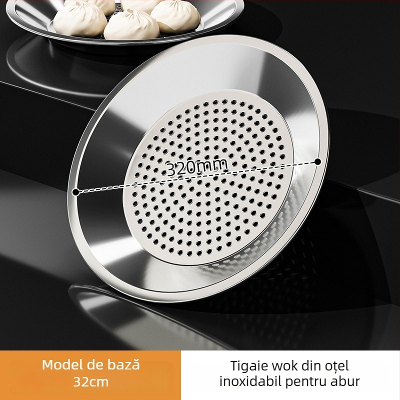 Raft de aburi din oțel inoxidabil pentru bucătărie, grilă de aburi mai groasă, coș de aburi, suport universal