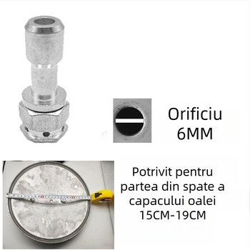 Piese și accesorii pentru oală sub presiune rezistentă la explozie: robinet de limitare a presiunii, supapă de siguranță, conductă de evacuare, capac superior al supapei de eliberare a presiunii