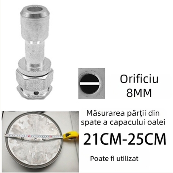 Piese și accesorii pentru oală sub presiune rezistentă la explozie: robinet de limitare a presiunii, supapă de siguranță, conductă de evacuare, capac superior al supapei de eliberare a presiunii