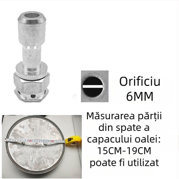 Piese și accesorii pentru oală sub presiune rezistentă la explozie: robinet de limitare a presiunii, supapă de siguranță, conductă de evacuare, capac superior al supapei de eliberare a presiunii