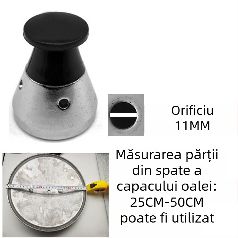 Piese și accesorii pentru oală sub presiune rezistentă la explozie: robinet de limitare a presiunii, supapă de siguranță, conductă de evacuare, capac superior al supapei de eliberare a presiunii