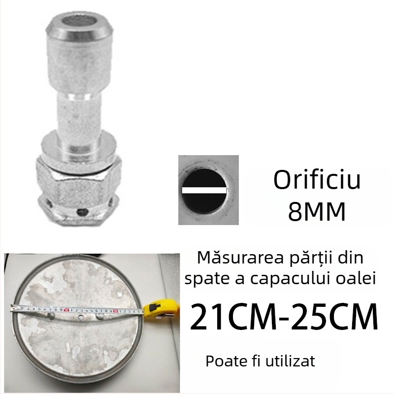 Piese și accesorii pentru oală sub presiune rezistentă la explozie: robinet de limitare a presiunii, supapă de siguranță, conductă de evacuare, capac superior al supapei de eliberare a presiunii
