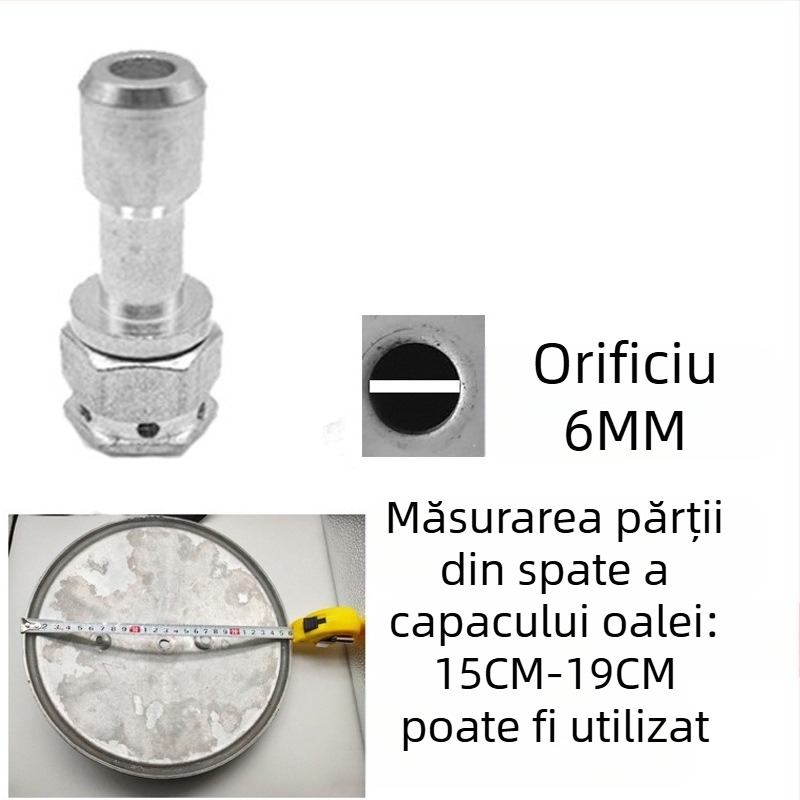 Piese și accesorii pentru oală sub presiune rezistentă la explozie: robinet de limitare a presiunii, supapă de siguranță, conductă de evacuare, capac superior al supapei de eliberare a presiunii