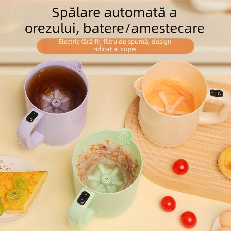 Mixer electric multifuncțional, compact, pentru ouă și spălarea orezului, portabil