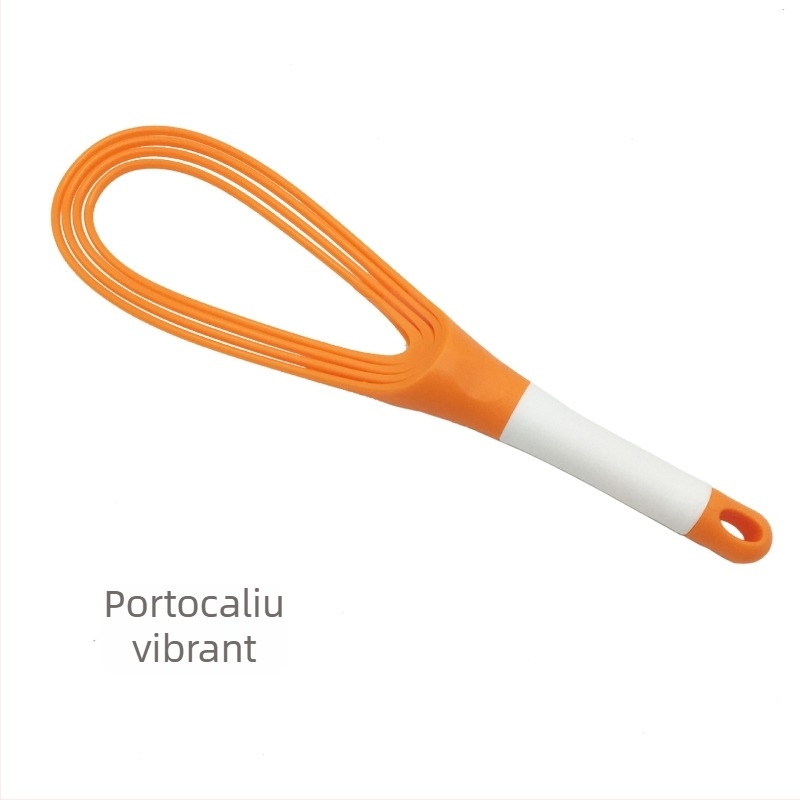 Tel manual rotativ pentru ouă, mixer din plastic pliabil pentru coacere
