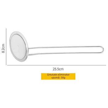Cernător manual pentru făină, cu plasă din oțel inoxidabil 304 – Filtru multifuncțional pentru reziduuri de ulei, sucuri și lapte de soia