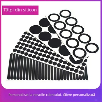 Tălpi din silicon autoadezive, rotunde și pătrate, antiderapante și amortizoare