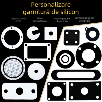 Tălpi din silicon autoadezive, rotunde și pătrate, antiderapante și amortizoare