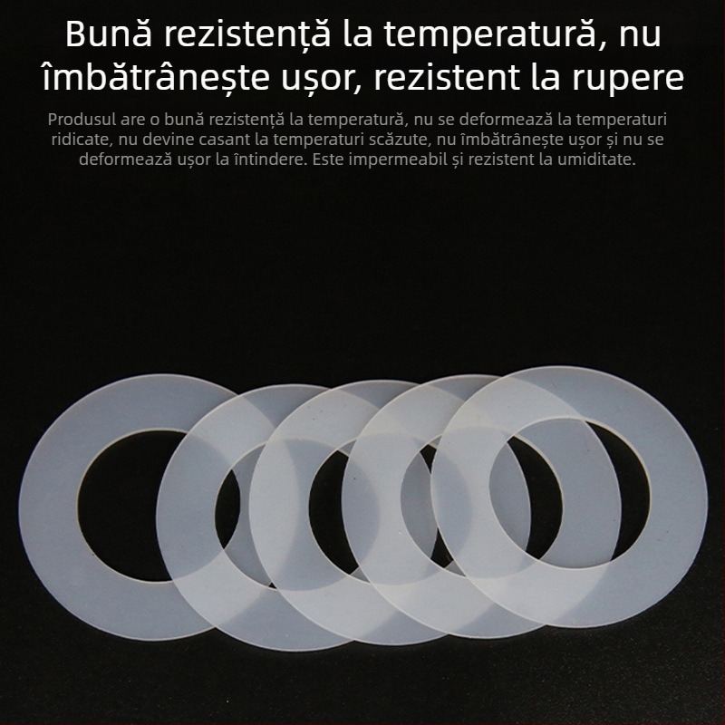 Garnitură de etanșare din silicon pentru mobilier și electrocasnice, autoadezivă, de calitate alimentară, antiderapantă și amortizantă, pentru termosuri