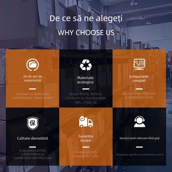 Padă de silicon pentru etanșare, antiderapantă, absorbantă a șocurilor, de calitate alimentară, rotundă sau pătrată, personalizată