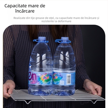 Gril din oțel inoxidabil pentru grătar, tavă pătrată, rețea de răcire pentru produse de patiserie la cuptor, tavă dreptunghiulară, drenaj ulei și apă