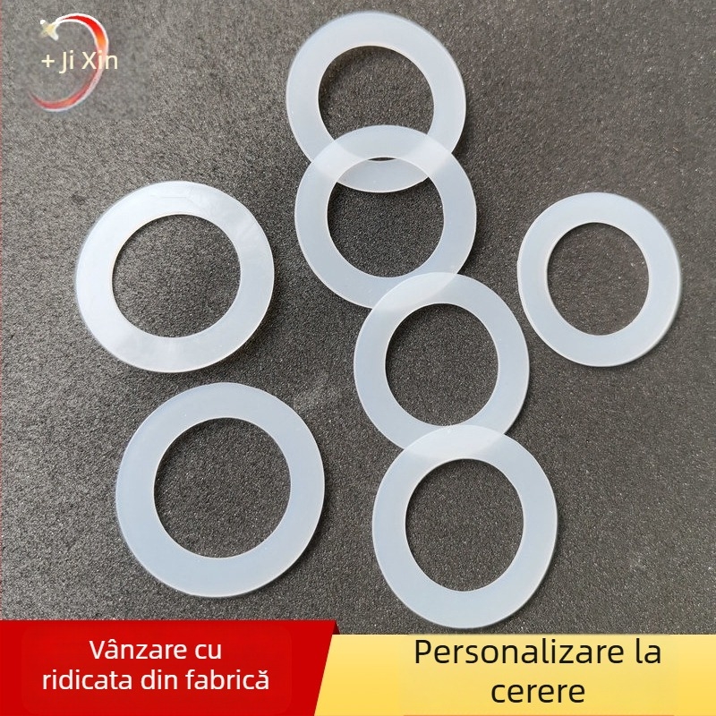 Picioruș rotund din silicon transparent, cu spate autoadeziv, antiderapant pentru electrocasnice, garnitură din silicon pentru amortizarea vibrațiilor și etanșare