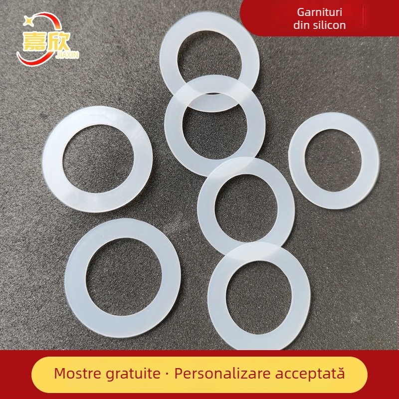Picioruș rotund din silicon transparent, cu spate autoadeziv, antiderapant pentru electrocasnice, garnitură din silicon pentru amortizarea vibrațiilor și etanșare