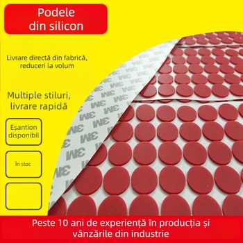Garnitură din silicon, talpă transparentă din silicon și pernă anti-derapaj cu amortizare
