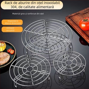 Raft de aburi din oțel inoxidabil 304, de calitate alimentară, multifuncțional, pentru uz casnic