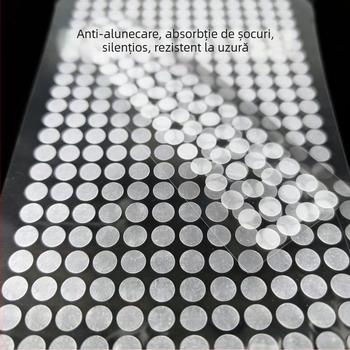 Tălpi din silicon, cu plasă semi-transparentă de 0,5 mm, rotunde, de calitate alimentară, anti-alunecare, absorbante de șocuri
