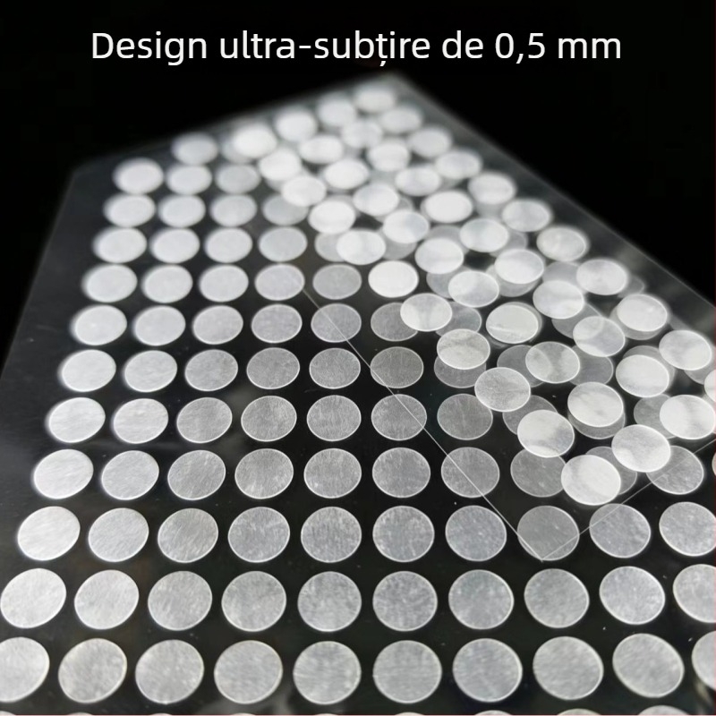 Tălpi din silicon, cu plasă semi-transparentă de 0,5 mm, rotunde, de calitate alimentară, anti-alunecare, absorbante de șocuri