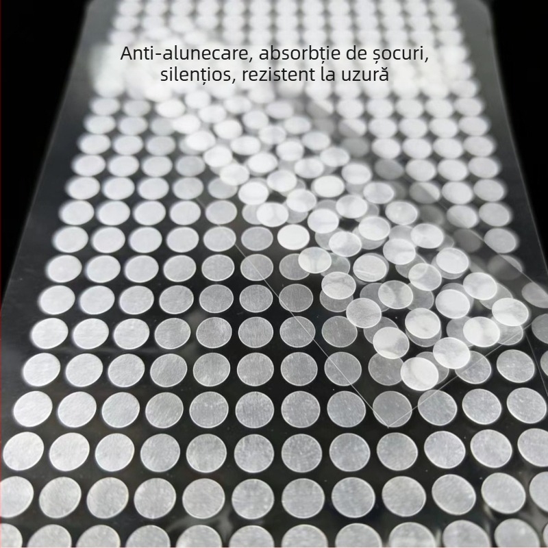 Tălpi din silicon, cu plasă semi-transparentă de 0,5 mm, rotunde, de calitate alimentară, anti-alunecare, absorbante de șocuri