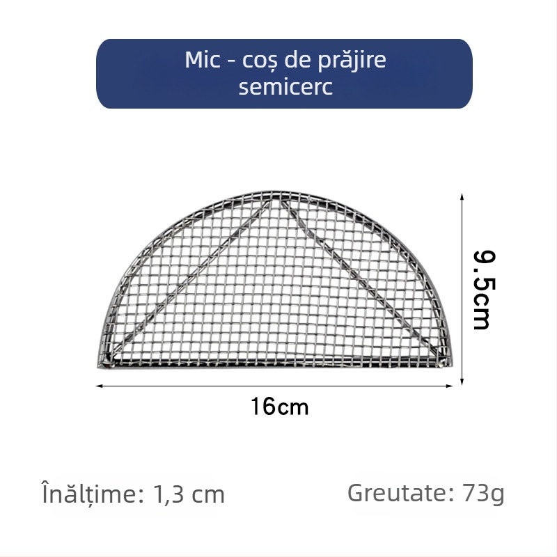 Grill din oțel inoxidabil 304 cu plasă pentru tempura și cotlet de porc