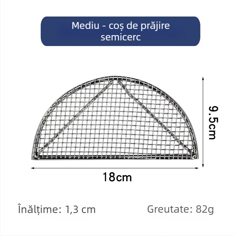 Grill din oțel inoxidabil 304 cu plasă pentru tempura și cotlet de porc