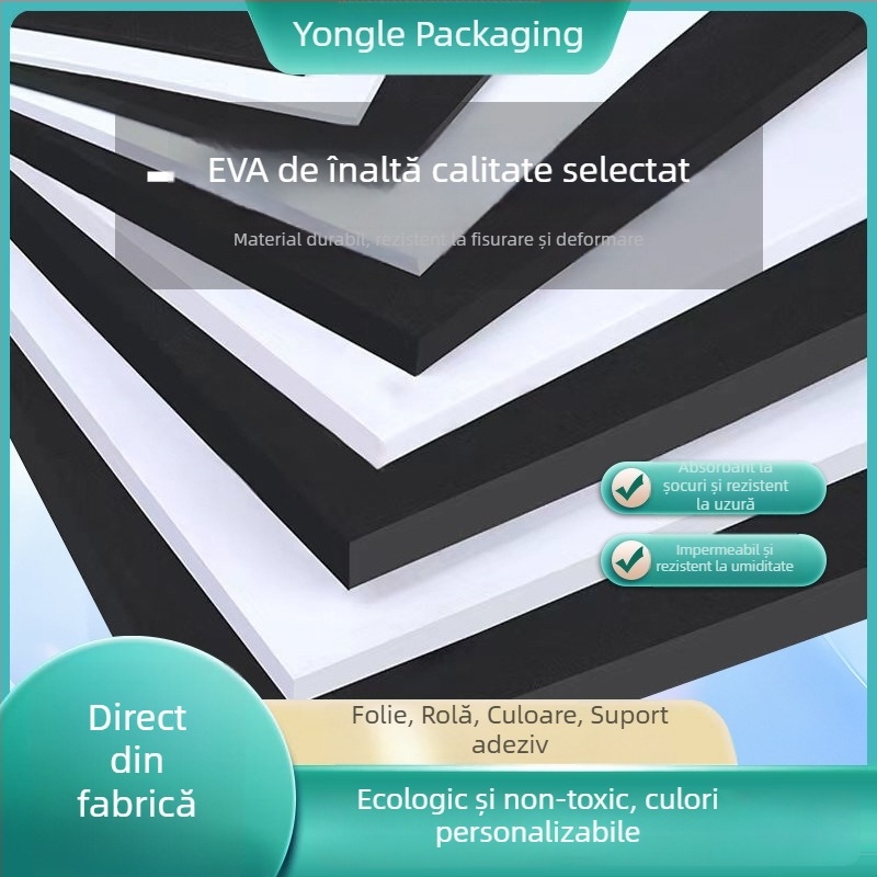 Spumă EVA, material ecologic, rezistent la foc și antistat, căptușeală interioară pentru echipamente electronice, căptușeală EVA personalizabilă
