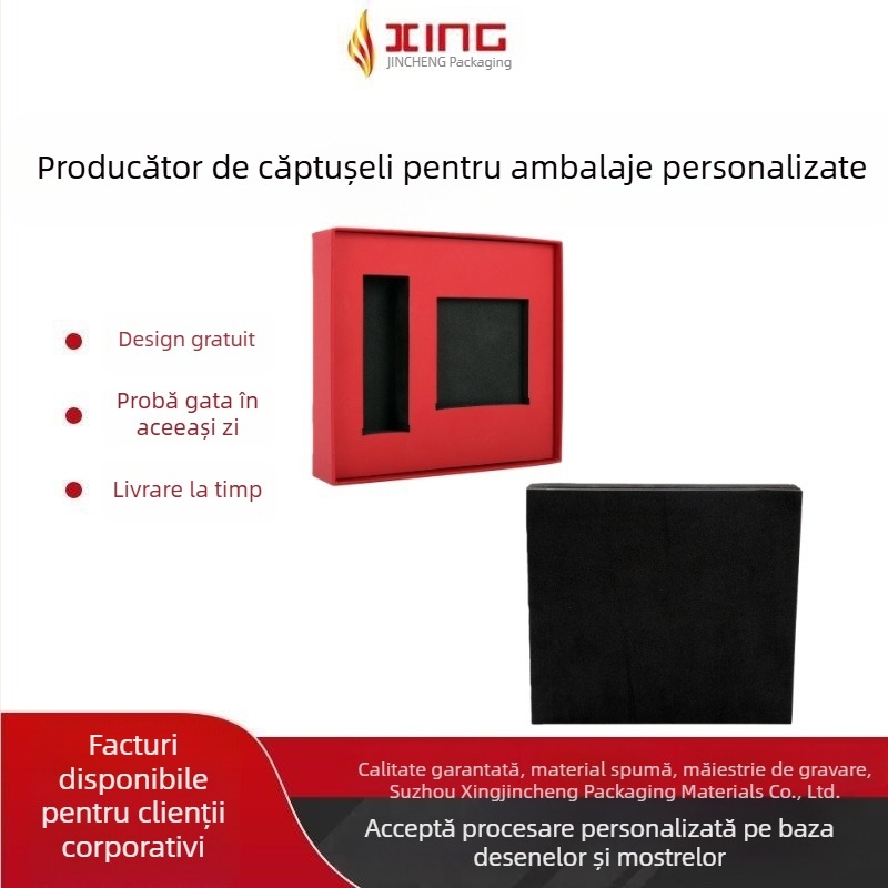 Liner interior EVA cu spate din carton și burete de formă neregulată