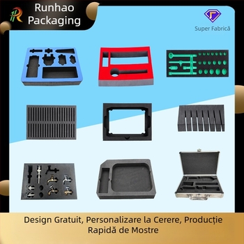 Ambalaj din spumă EVA cu margine, divizoare interne și pernă antișoc, densitate, grosime și culoare personalizabile