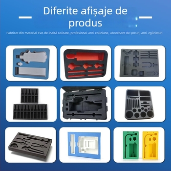 Îmbinare EVA monobloc cu ștanțare canelată și gravură, personalizabil, strat de spumă în rolă pentru protecție împotriva impactului