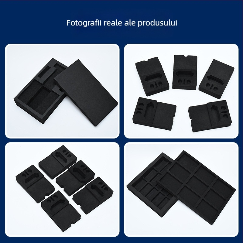 Tavă interioară din spumă EVA antistatice, cu design integrat pentru căști over-ear într-o cutie cadou, spumă EVA albă
