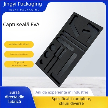 EVA spumă pentru interior, protecție la șocuri de înaltă densitate și caneluri tăiate cu precizie pentru ambalarea produselor electronice