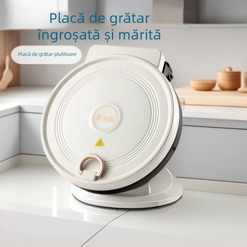 Placă electrică pentru clătite și grătar, încălzire bidirecțională, aparat multifuncțional pentru clătite, tigaie adâncă și mare