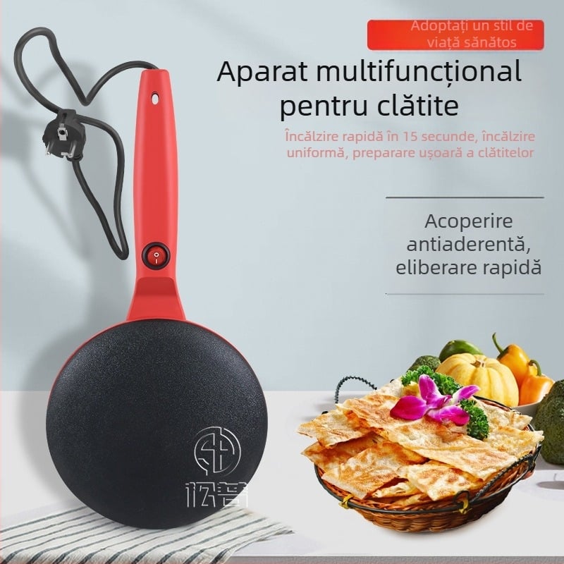 Mașină multifuncțională pentru clătite, electrică, automată, compactă, cu diametrul până la 25 cm.