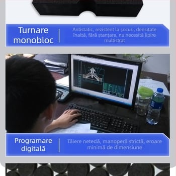 Lining EVA cu gravură, antistatice, suport interior — dintr-o singură bucată, spumă EVA densitate mare, tăiere prin matriță la comandă