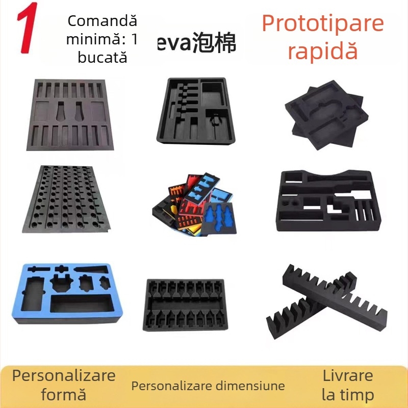 Inserție interioară EVA personalizată pentru ambalajul dronei DJI, protecție împotriva loviturilor și absorbție a șocurilor