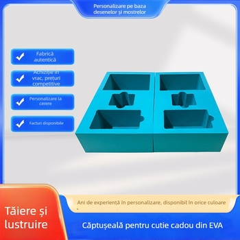 Căptușeală din spumă EVA personalizată și tavă interioară pentru cutie de ambalaj cu protecție la șocuri — design monobloc, gravură